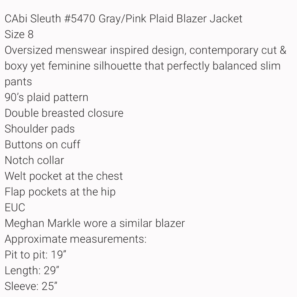 New!! ⭐️💞 Cabi Sleuth Blazer - Picture 12 of 13